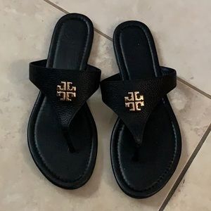 Tory Burch Jolie Flat Thong Black